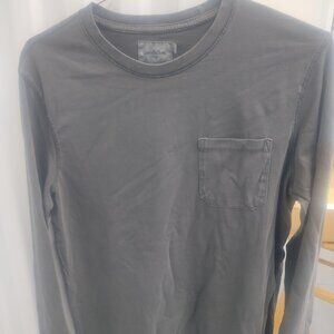 Men's GoodFellow & Co med  ash gray long sleeve T